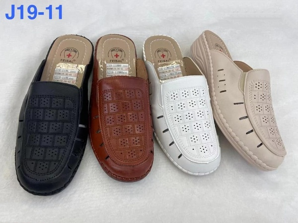 Women's shoes - flip-flops model: J19-11 sizes 36-41 (12P) and 39-43 (8P)