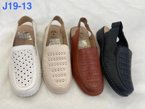 Damskie buty - sandały model: J19-13 rozm. 36-41 (12P) i 39-43 (8P)