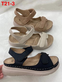 Women's shoes - sandals model: T21-3 size 36-41 (12P) and 39-43 (8P)
