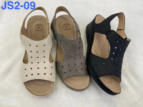 Damskie buty - sandały model: JS2-09 rozm. 36-41 (12P) i 39-43 (8P)