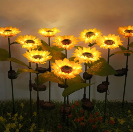 Garden lamps, solar - sunflower
