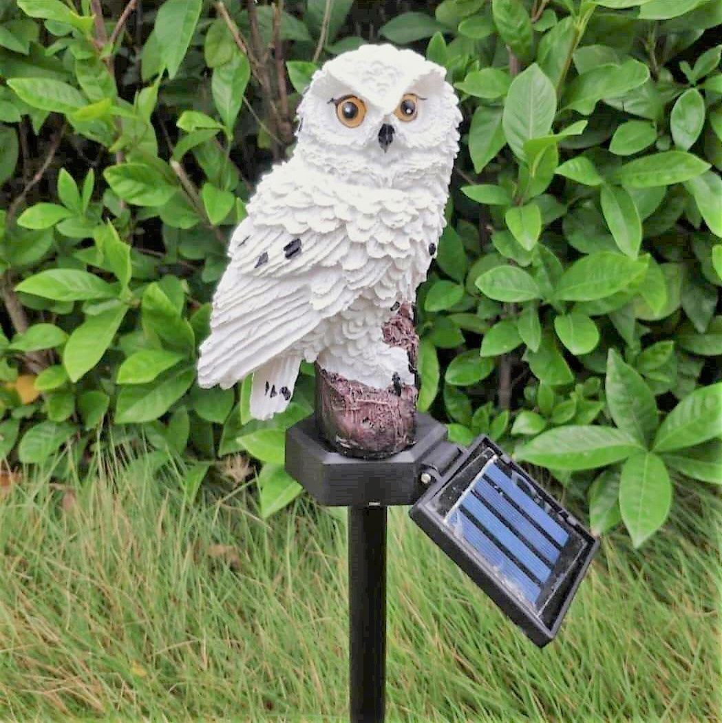 Garden lights, solar lights - owl