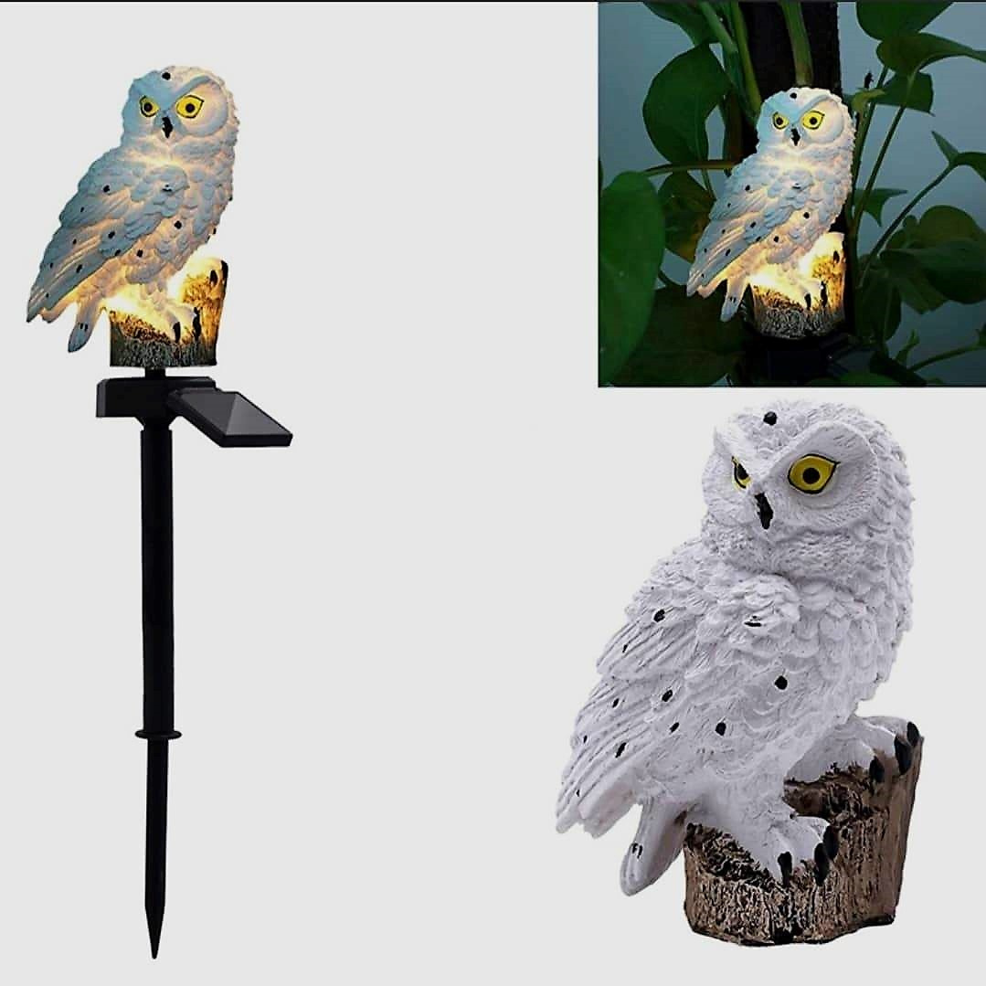 Garden lights, solar lights - owl