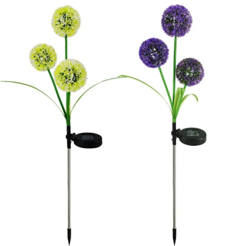 Garden lamps, solar - 3 flower garlic