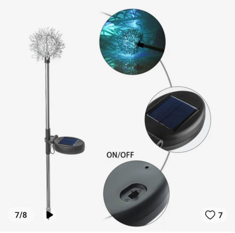 Garden lamps, solar - garlic