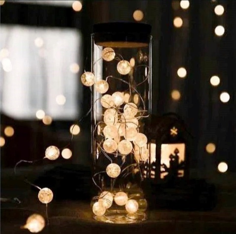 Lampy ogrodowe, solarne - kulki 40 LED