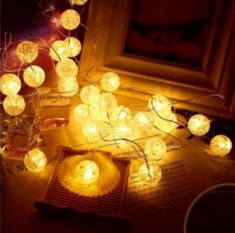 Lampy ogrodowe, solarne - kulki 40 LED