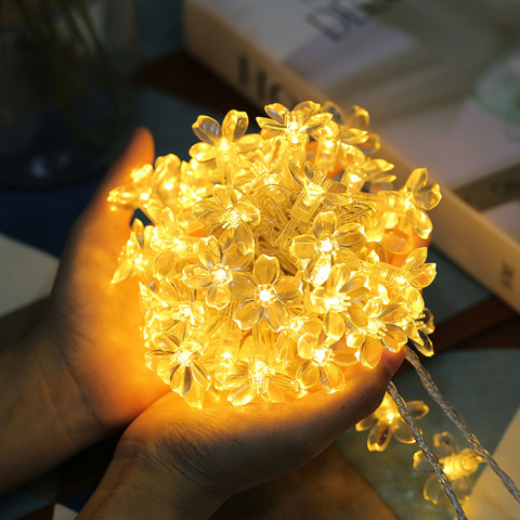 Lampy ogrodowe, solarne - kwiatki 20 LED