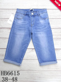 Women's denim shorts model: HB6615 (sizes 38-48)