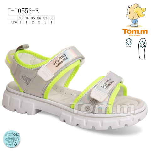 Sandałki dziewczęce Rozmiar：35-38, W kartonie 6 par