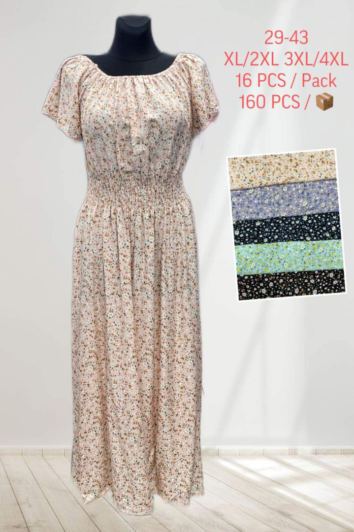 Women's dress for summer size XL/2XL, 3XL/4XL