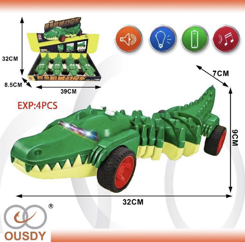 Toys for children - crocodile vehicle