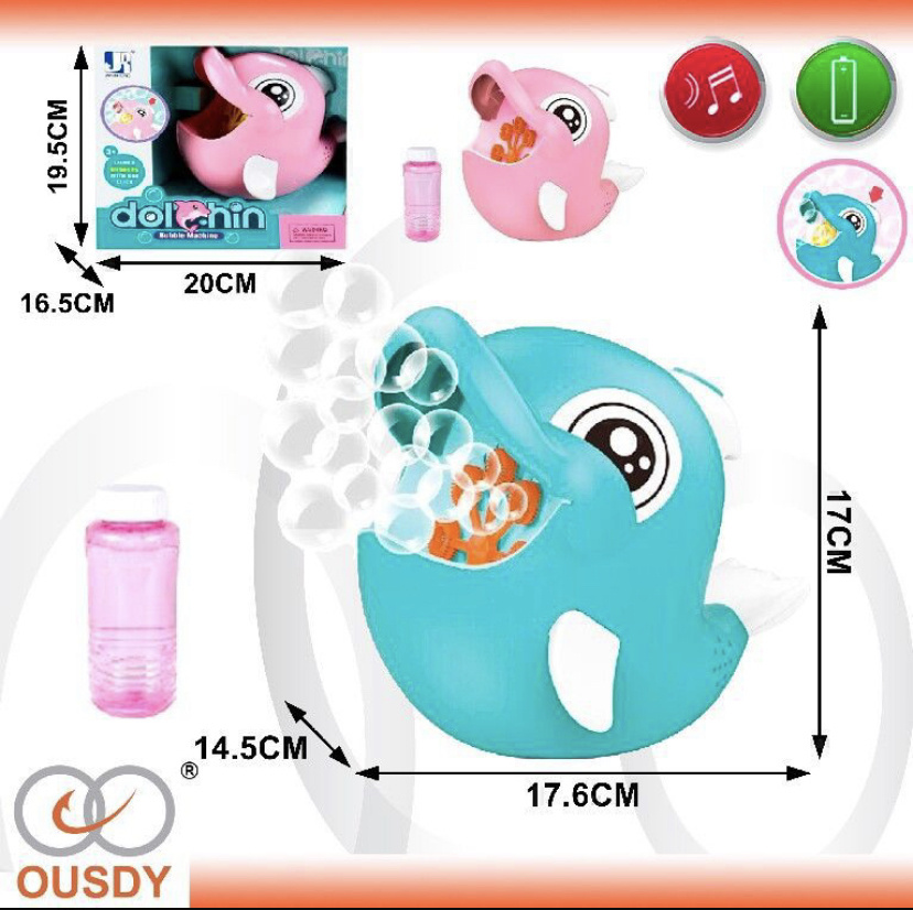 Toys for children - soap bubble dolphin