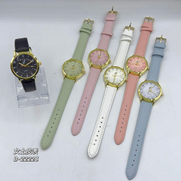 Women's watches on a leather strap, model: B-22223