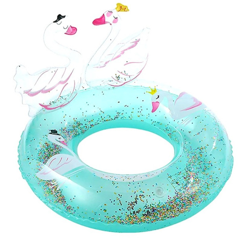 Inflatable swimming wheel