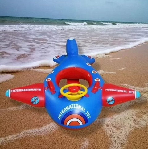 Inflatable swimming wheel