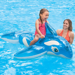 Inflatable swimming orca