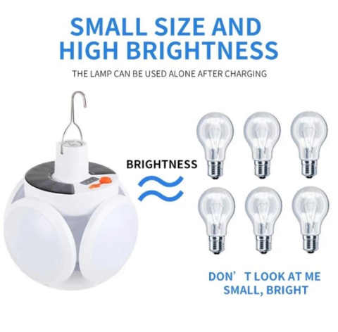 Przenośna i składana lampa solarna BL-2029