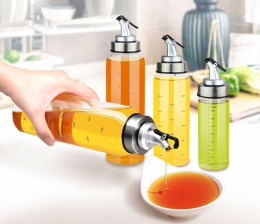 Oil bottles with dispenser