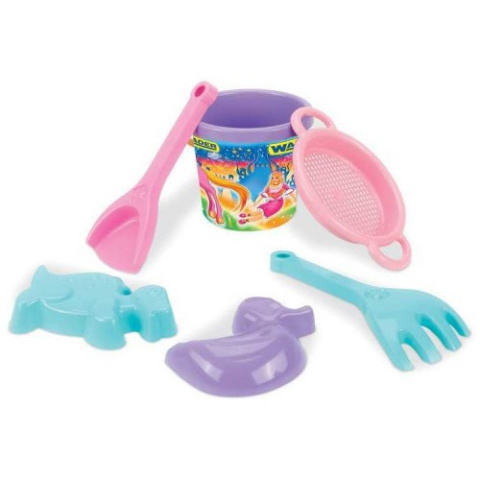 Set of children's sandbox toys
