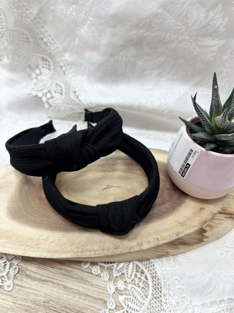 Hair ties with a knot