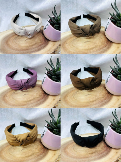 Hair ties with a knot