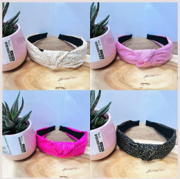 Hair ties with a knot