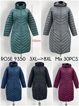 Women's fall/winter jackets size 3XL-8XL model: ROSE 9350