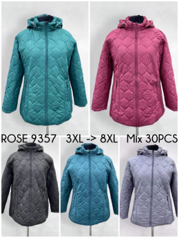 Women's fall/winter jackets size 3XL-8XL model: ROSE 9357