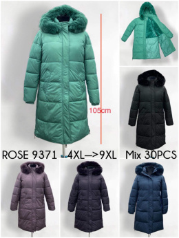 Women's fall/winter jackets size 4XL-9XL model: ROSE 9371