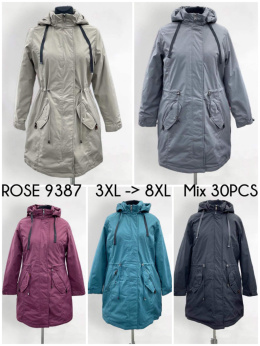 Women's fall/winter jackets size 3XL-8XL model: ROSE 9387