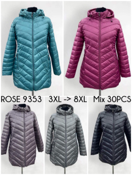 Women's fall/winter jackets size 3XL-8XL model: ROSE 9353