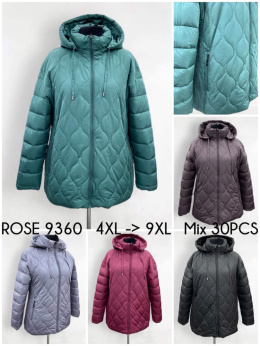 Women's fall/winter jackets size 4XL-9XL model: ROSE 9360