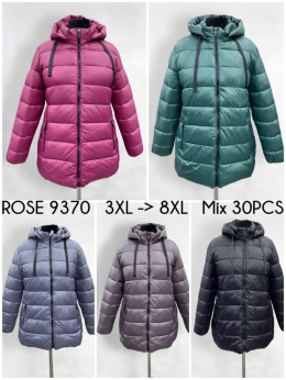 Women's fall/winter jackets size 3XL-8XL model: ROSE 9370