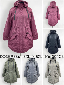 Women's fall/winter jackets size 3XL-8XL model: ROSE 9386