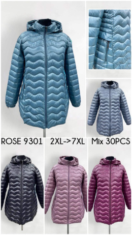Women's fall/winter jackets size 2XL-7XL model: ROSE 9301