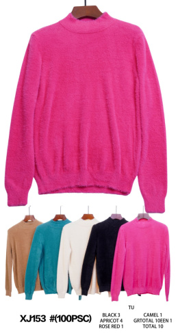 Women's half-golf - sweater model: XJ153#