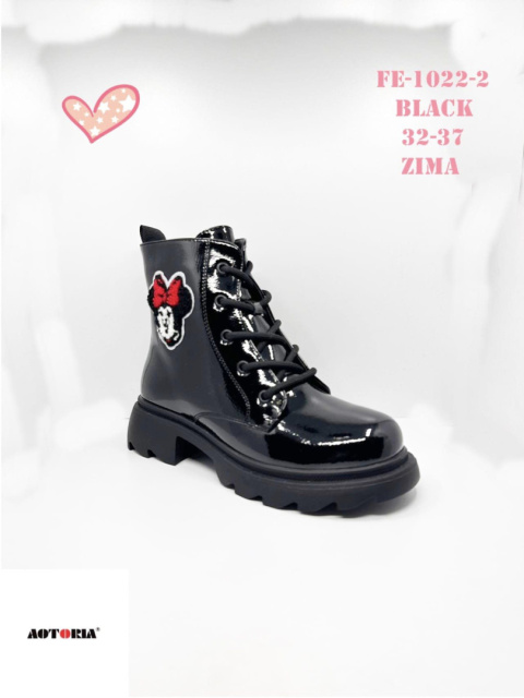 Trzewiki, botki dziewczęce jesienno-zimowe rozm. 32-37