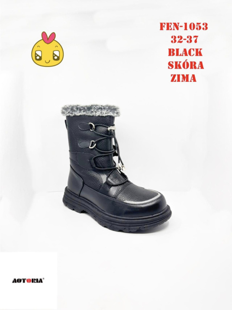 Trzewiki, botki dziewczęce jesienno-zimowe rozm. 32-37