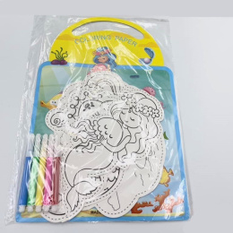 Coloring-painting set for children