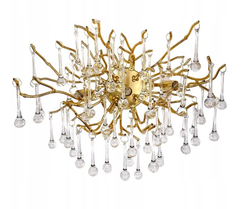 Kinkiet kryształowe sople