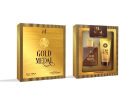 Męski zestaw perfumy 50 ml + balsam do ciała 50 ml "Gold Medal"