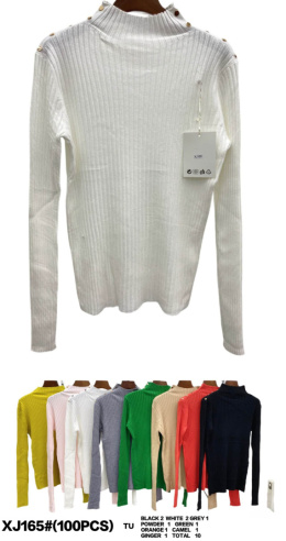 Women's half-golf - sweater model: XJ165#