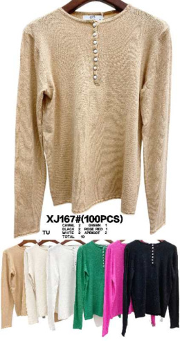 Women's sweater model: XJ167#