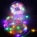 Wąż świetlny 50 LED - 5 metrów + programator na baterie, kolory: multicolor, zimna i ciepła biel