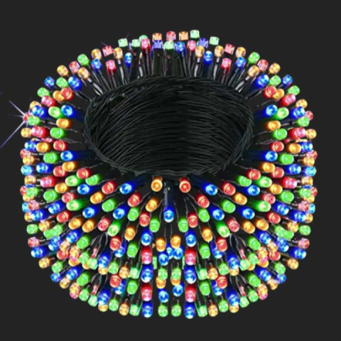 Airtight (outdoor) lights 300 LED with fleche, colors: cold and warm white, multicolor