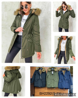 Women's winter jacket, model: BH2292 (size: S-2XL)