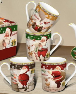 Christmas coffee/tea cups