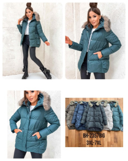 PLUS SIZE women's winter jacket, model: BH2357 (size: 3XL-7XL)