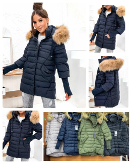 Women's winter jacket, model: BH2278 (size: S-2XL)